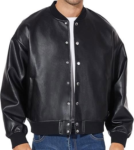 Fahsyee Leather Jacket For Men