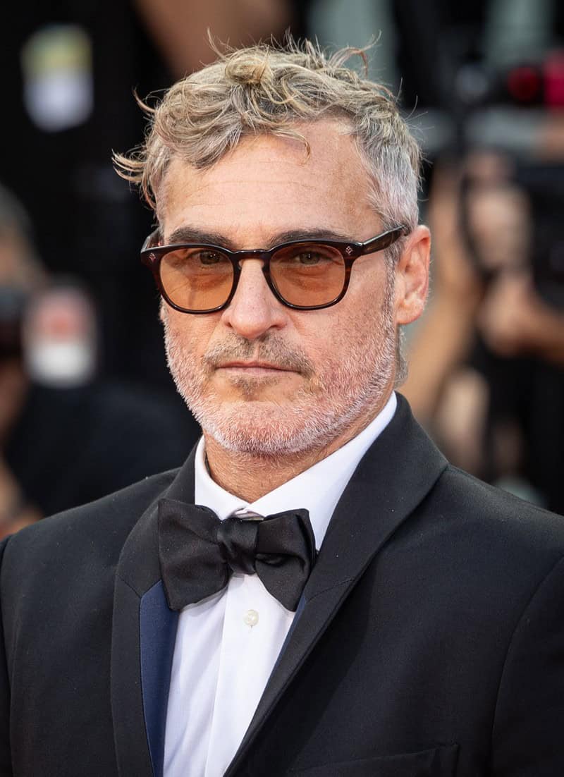 Joaquin Phoenix in a tuxedo