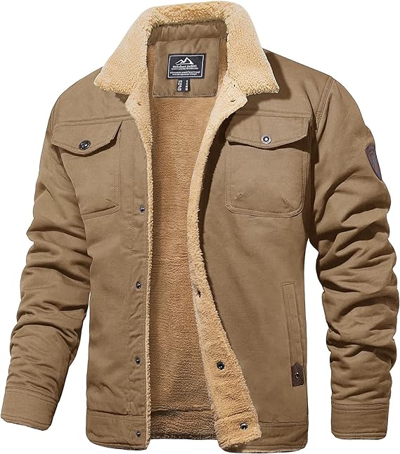 MAGCOMSEN Men’s Winter Jacket: best shearling jackets