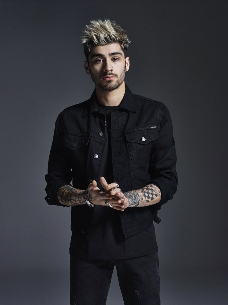 Zayn Malik with a textured crop hairstyle