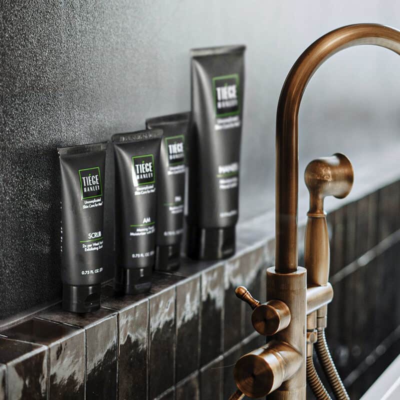 the Tiege Hanley skincare kit for men