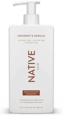 Coconut and Vanilla native shampoo: native shampoo review