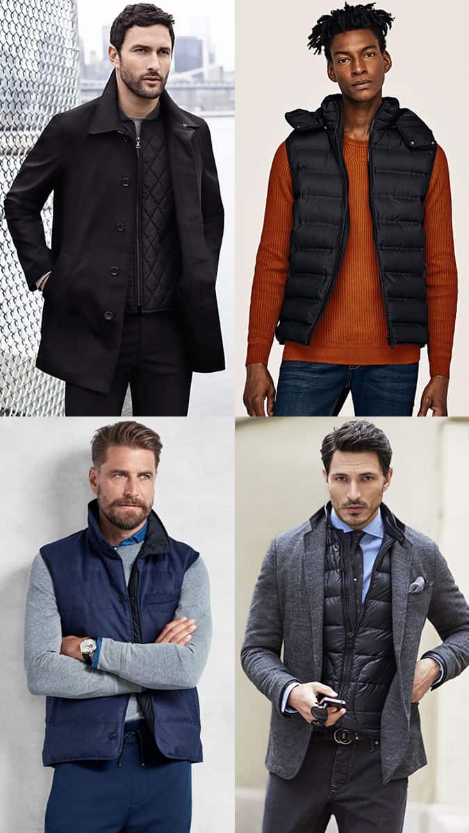 How to wear a gilet or vest in a stylish way