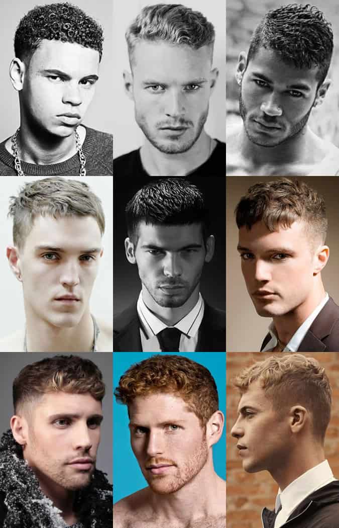 Men's French Crop - Modernised Cuts with Short/Shaved Back and Sides - Hairstyle Inspiration Lookbook