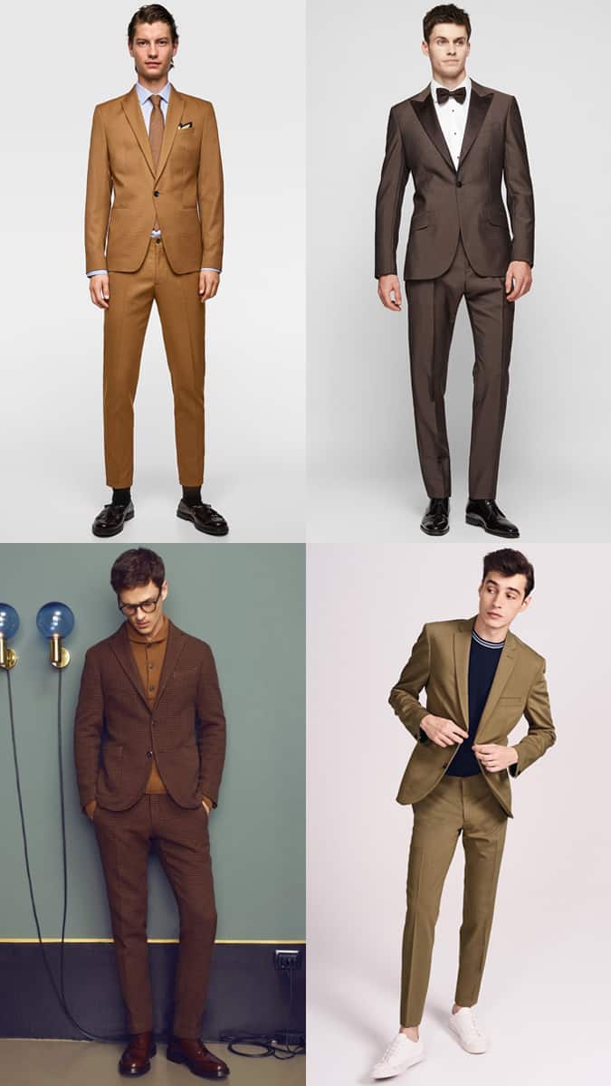 How To Wear A Brown Suit