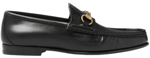 Gucci Roos Horsebit Leather Loafers