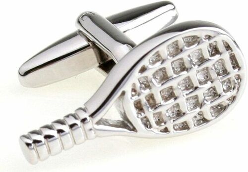 MRCUFF Tennis Racquet Pair Cufflinks