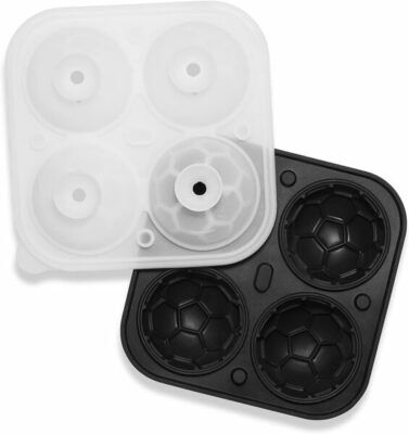 ACOOKEE Silicone Soccer Ball Ice Cube Mold