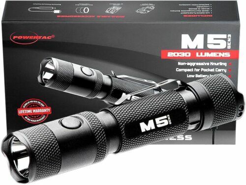 PowerTac M5 GEN3 Rechargeable Flashlight