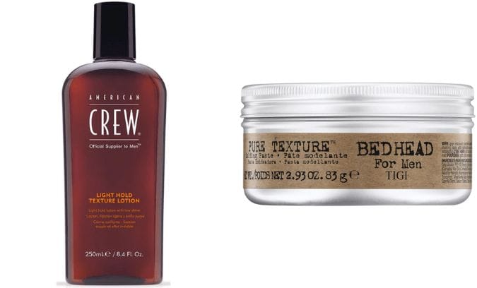 American Crew Light Hold Texture Lotion and Tigi Bed Head Hard To Get