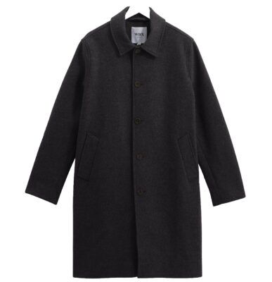 Wax London Twill Wool Car Coat