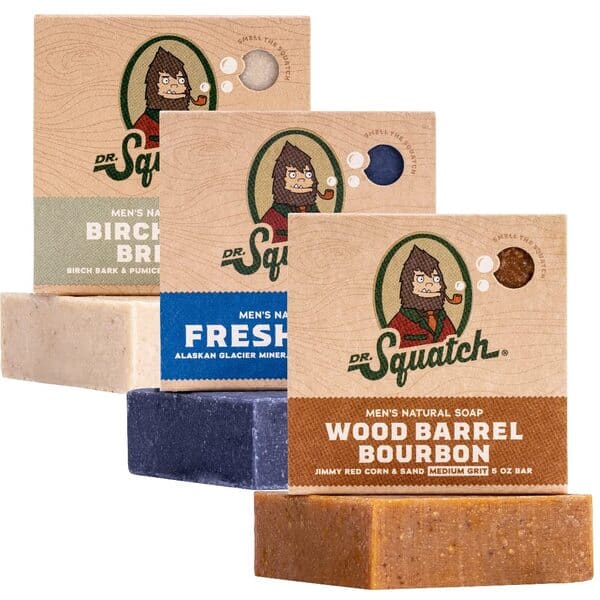 Dr. Squatch Men's Natural Bar Soap