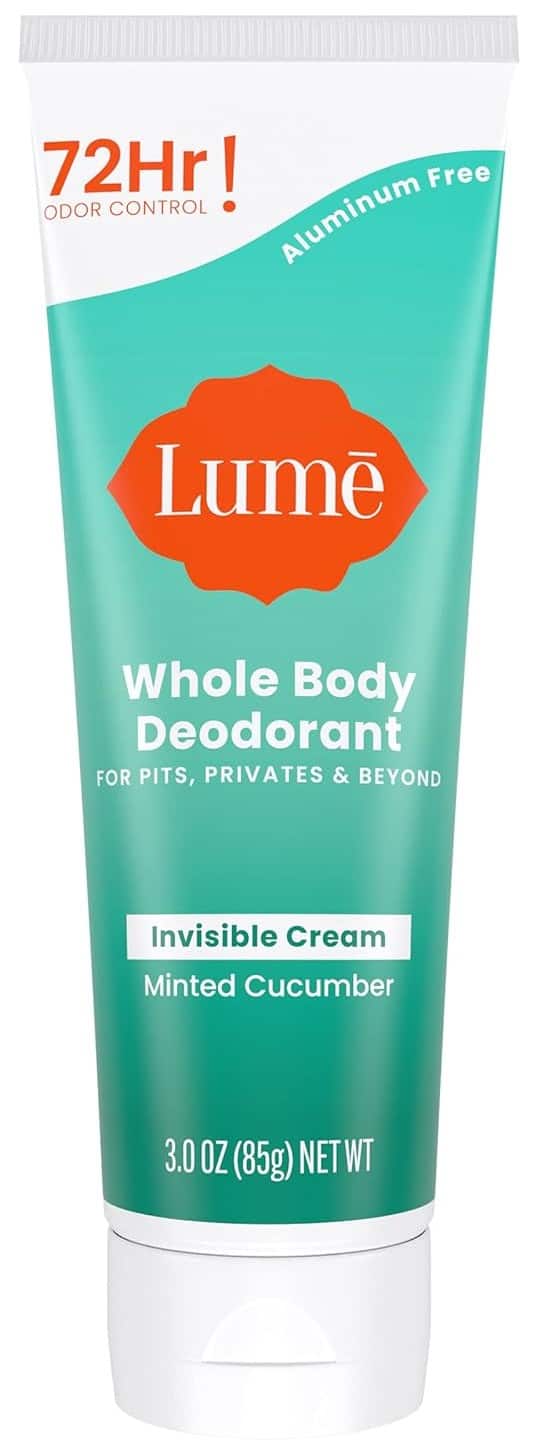 Lume Whole Body Deodorant in Minted Cucumber Scent